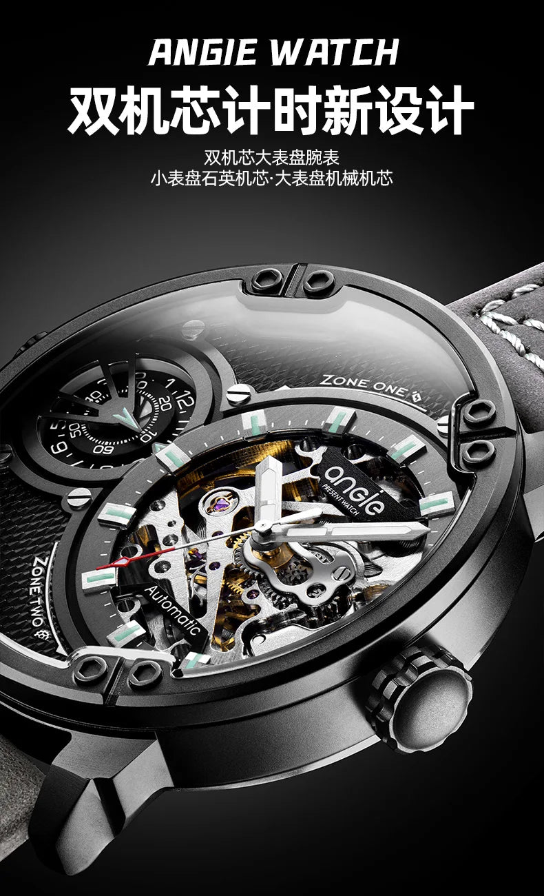 Reloj Hombre Luxury Brand Stainless Steel Waterproof Man Wristwatches