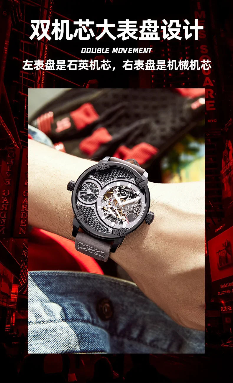 Reloj Hombre Luxury Brand Stainless Steel Waterproof Man Wristwatches