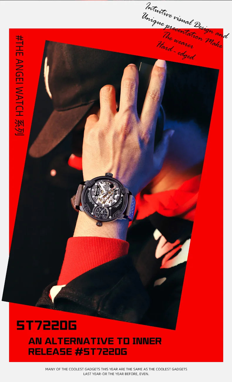 Reloj Hombre Luxury Brand Stainless Steel Waterproof Man Wristwatches