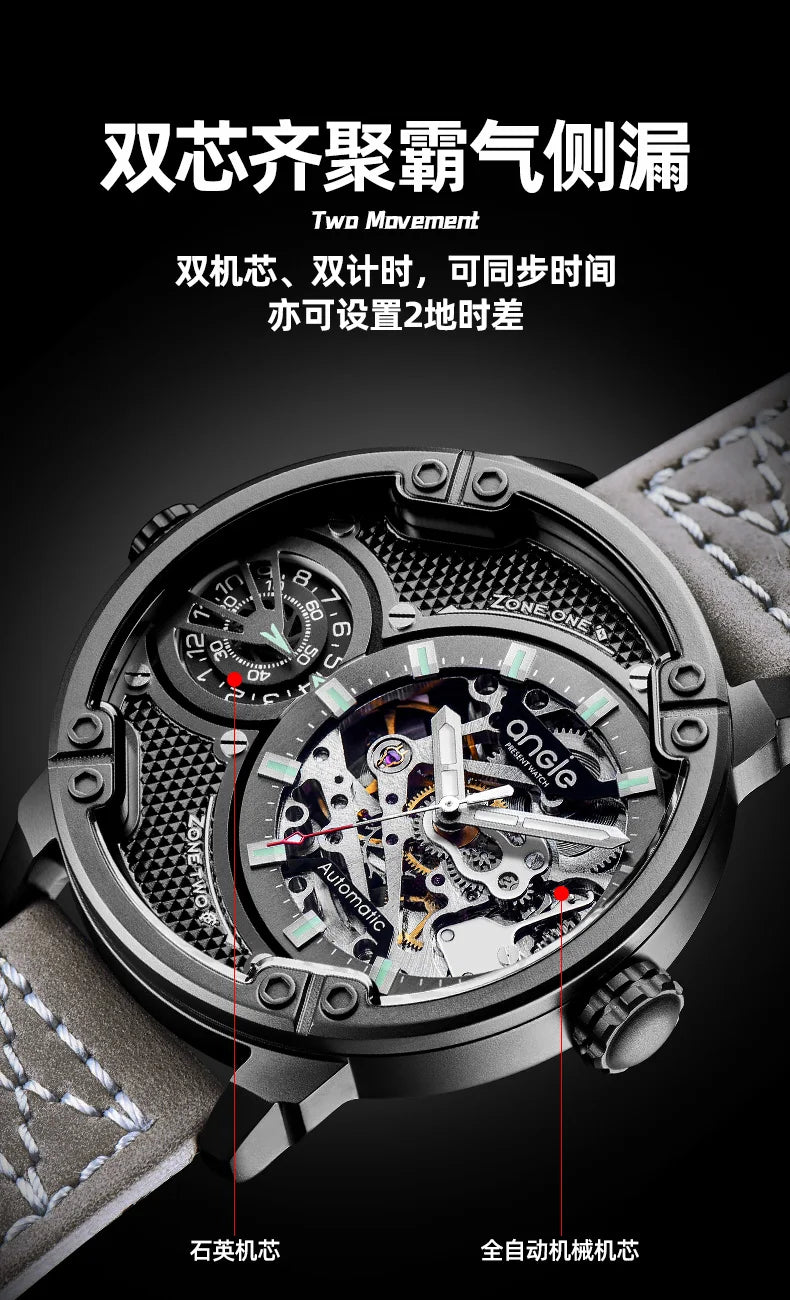 Reloj Hombre Luxury Brand Stainless Steel Waterproof Man Wristwatches