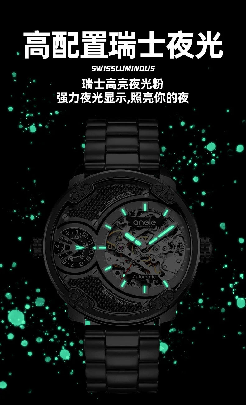 Reloj Hombre Luxury Brand Stainless Steel Waterproof Man Wristwatches