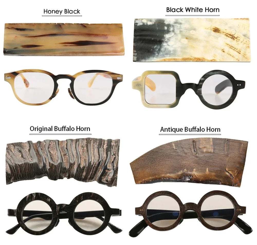 Custom Pilot Style Oval Round Cat Eye Shape Unique Handmade Unisex Glasses