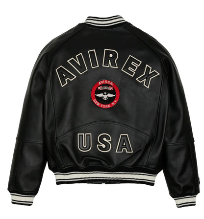 Fat plus size casual sports leather flight suit jacket men's European and American lapel sheepskin tops
