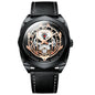 SIBOTTE Luxury Mechanical Automatic AR Sapphire mirror Hollow out Men's watch
