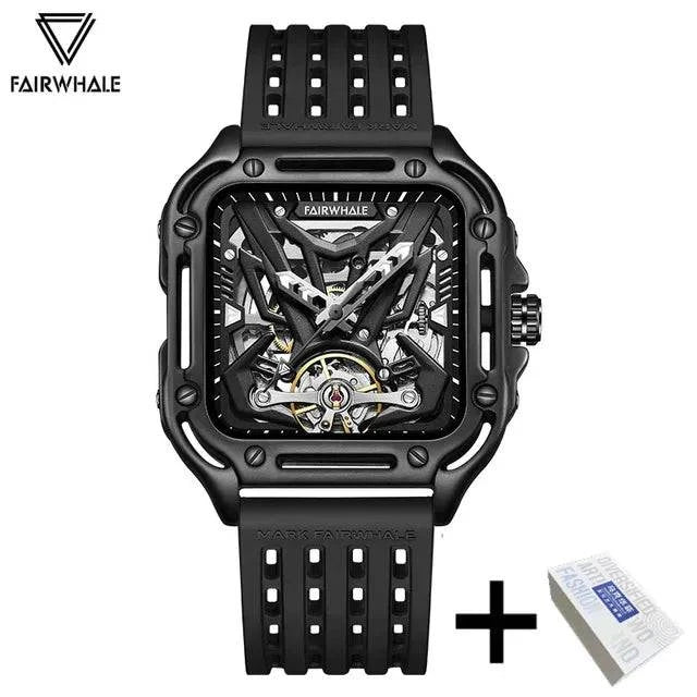 Mark Fairwhale Silicone Strap Waterproof Fashion Mechanical Men Watch