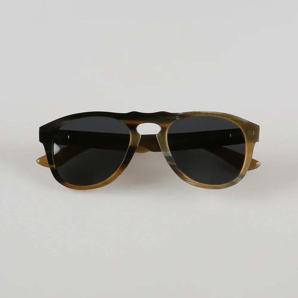 Custom Pilot Style Oval Round Cat Eye Shape Unique Handmade Unisex Glasses