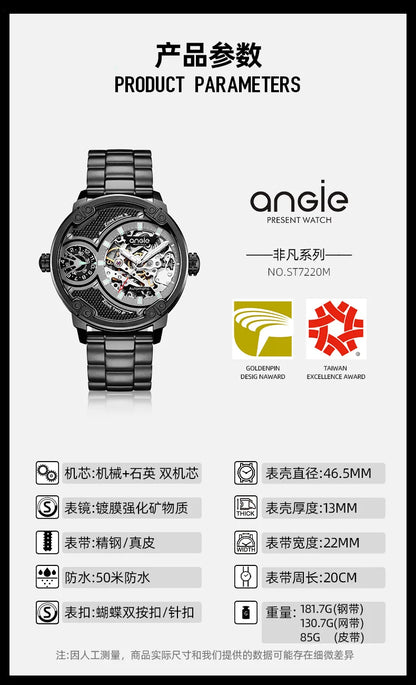 Reloj Hombre Luxury Brand Stainless Steel Waterproof Man Wristwatches