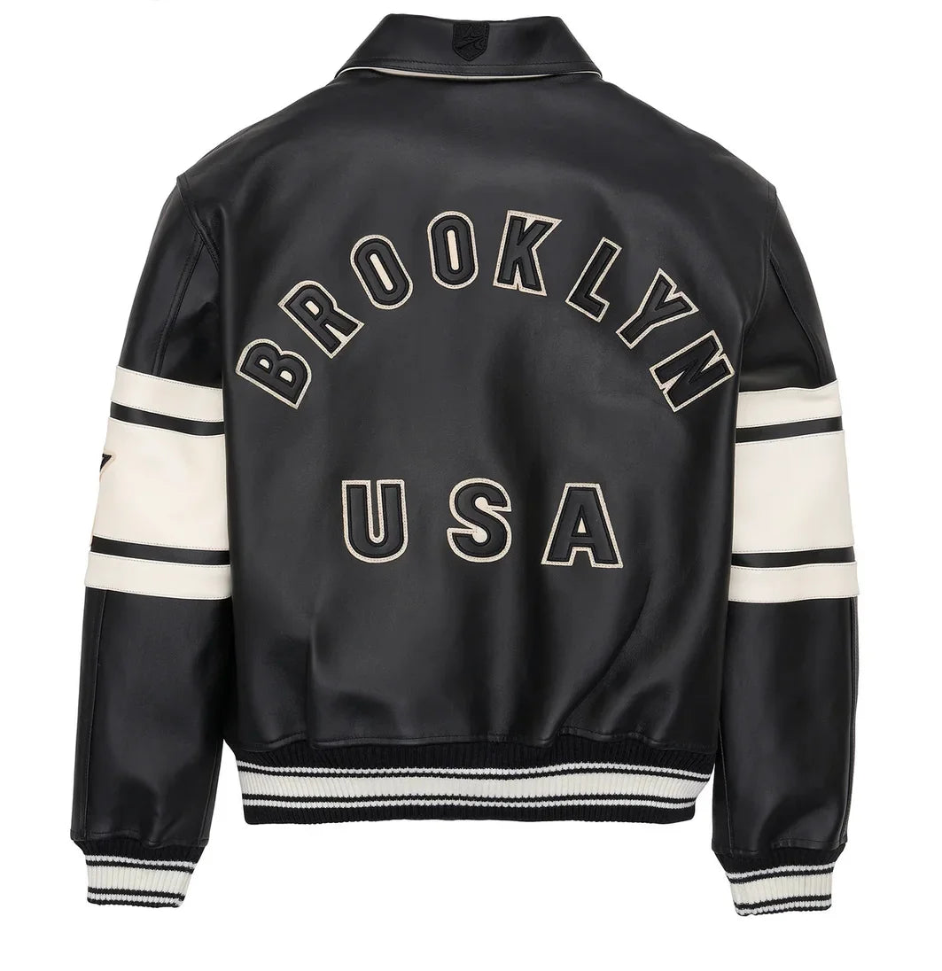 Fat plus size casual sports leather flight suit jacket men's European and American lapel sheepskin tops