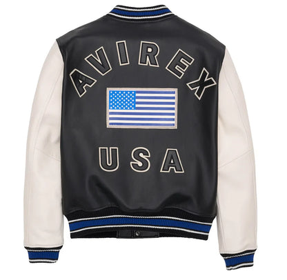 Fat plus size casual sports leather flight suit jacket men's European and American lapel sheepskin tops