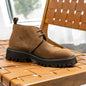 2025 Hanmce Genuine Leather Brohue Ankle Chelsea Boots