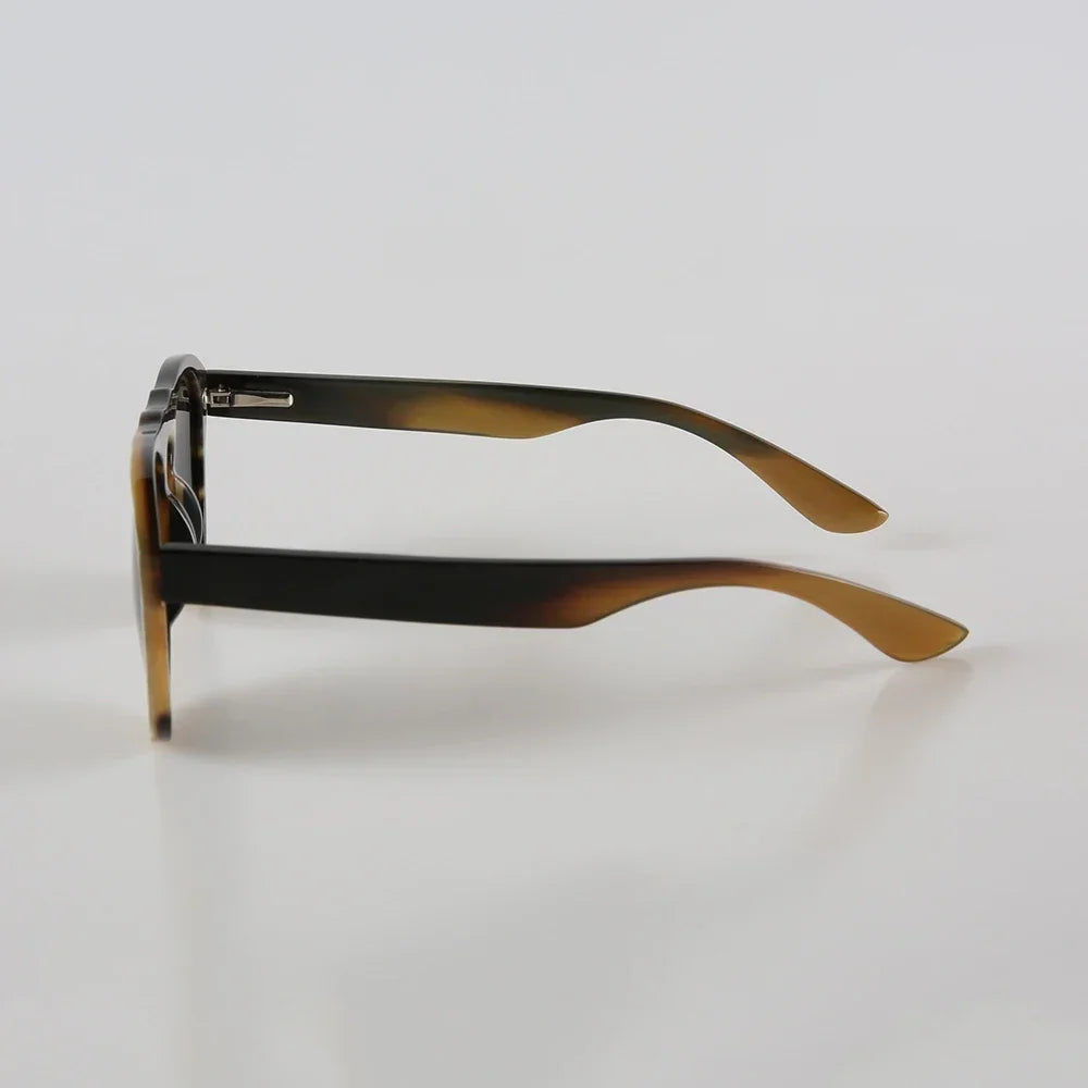 Custom Pilot Style Oval Round Cat Eye Shape Unique Handmade Unisex Glasses