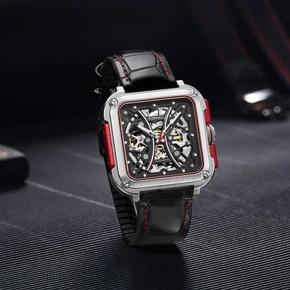 TOPHILL Hollow Men Mechanical Luminous Sapphire Waterproof TUT002 Wristwatch