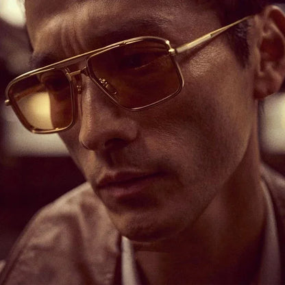 New JMM EARL Fashion Sunglasses Handmade Quality Rectangular Designer Brand Classic Alloy Glasses