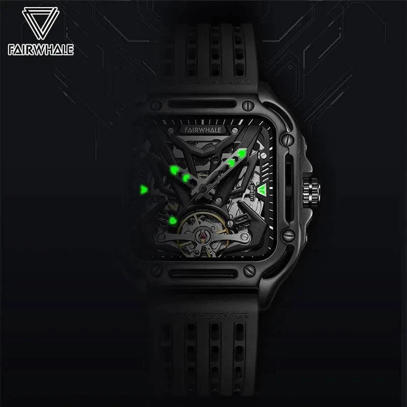 Mark Fairwhale Silicone Strap Waterproof Fashion Mechanical Men Watch