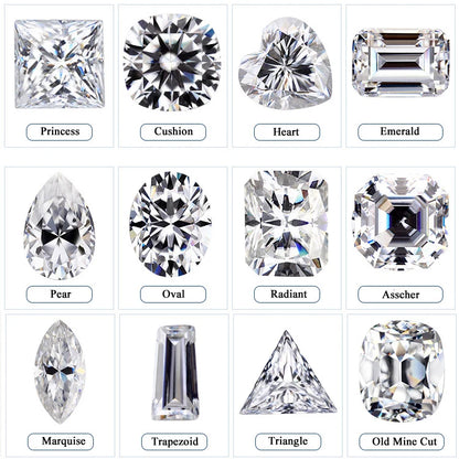 DJMAX Full Moissanite Rings For Men Original 925 Sterling Silver Men and Women's Moissanite Ring