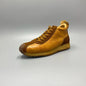 New Senior Fashion Mid Donkey Mouth Trendy Cowhide Forrest Men Sneakers