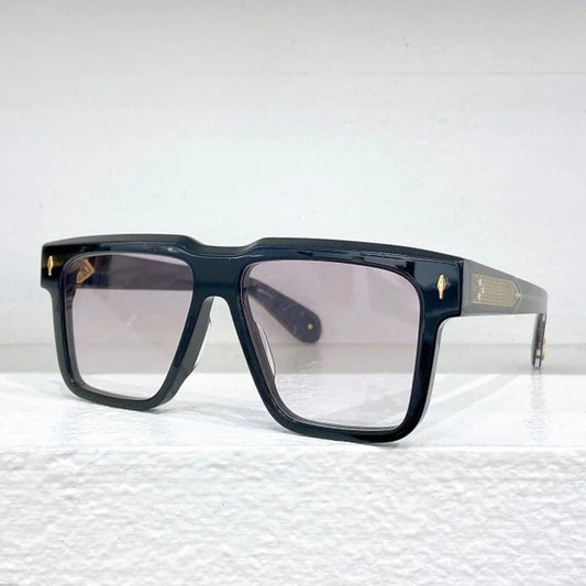 JMM TRAMONTO Acetate Fashion Men Vintage Outdoor Uv400 Sunglasses with Carved Sun on the Arm