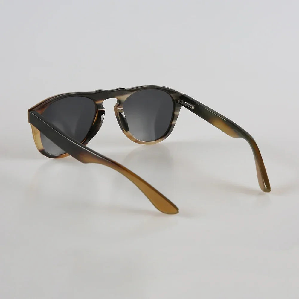Custom Pilot Style Oval Round Cat Eye Shape Unique Handmade Unisex Glasses