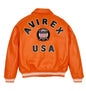 Plus Size Men's Leather Flight Jacket - Casual Sheepskin Coat