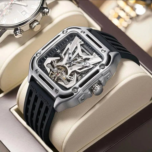 Mark Fairwhale Silicone Strap Waterproof Fashion Mechanical Men Watch