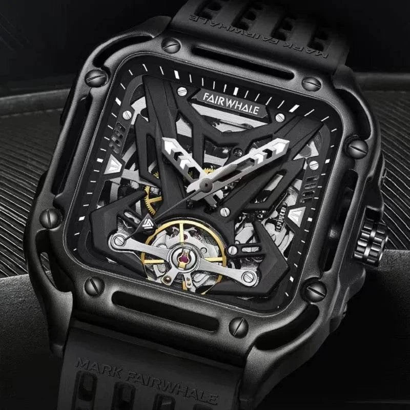 Mark Fairwhale Silicone Strap Waterproof Fashion Mechanical Men Watch