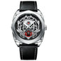 SIBOTTE Luxury Mechanical Automatic AR Sapphire mirror Hollow out Men's watch