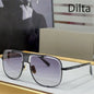Dilta Mach Five Sqaure Pilot Titanium Fashion Women's Men's Sunglass
