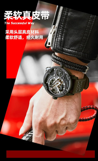 Reloj Hombre Luxury Brand Stainless Steel Waterproof Man Wristwatches