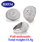 DJMAX Full Moissanite Rings For Men Original 925 Sterling Silver Men and Women's Moissanite Ring