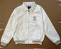 Plus Size Men's Leather Flight Jacket - Casual Sheepskin Coat