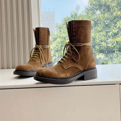 New Autumn Fashion Round Toe Casual Short Women Boots