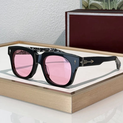 2025 Oval SANTA FE Unisex Luxury Thick Acetate Vintage Outdoor Retro Sunglasses