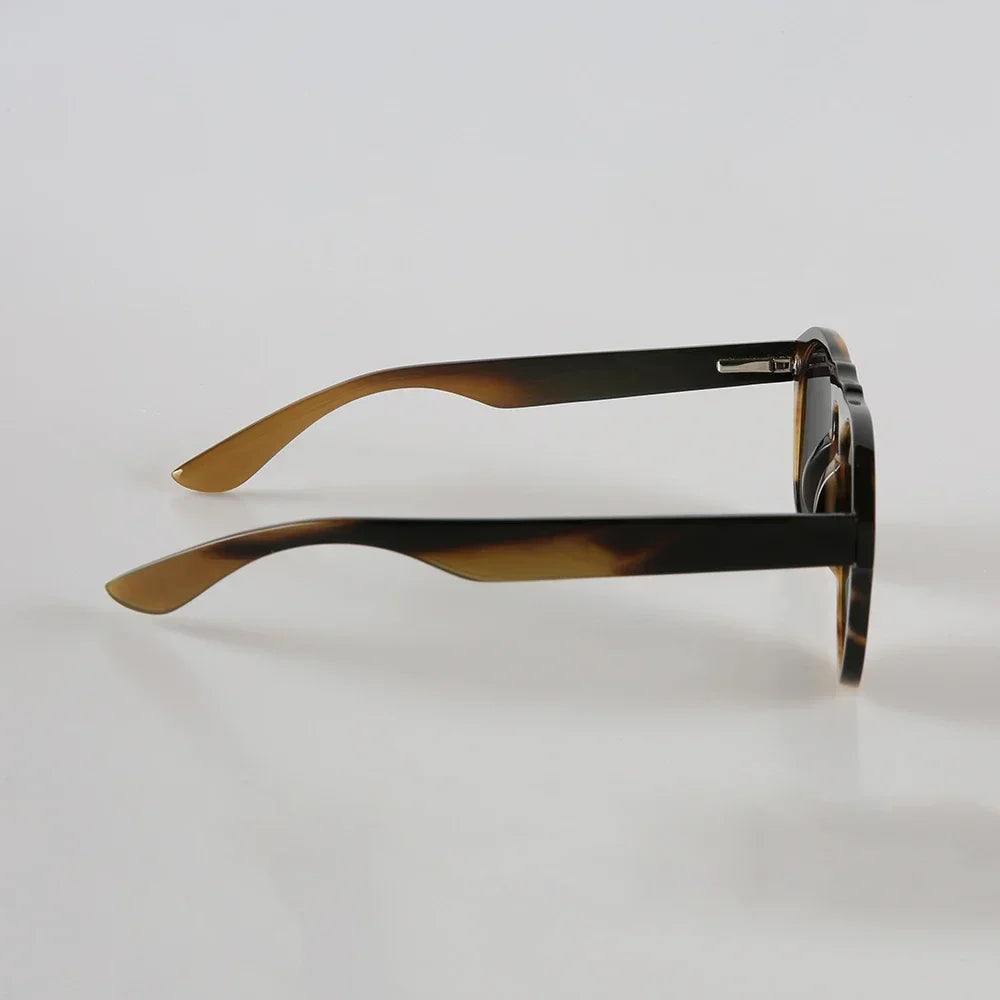 Custom Pilot Style Oval Round Cat Eye Shape Unique Handmade Unisex Glasses