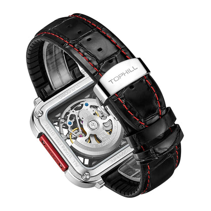 TOPHILL Hollow Men Mechanical Luminous Sapphire Waterproof TUT002 Wristwatch