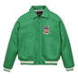 Plus Size Men's Leather Flight Jacket - Casual Sheepskin Coat