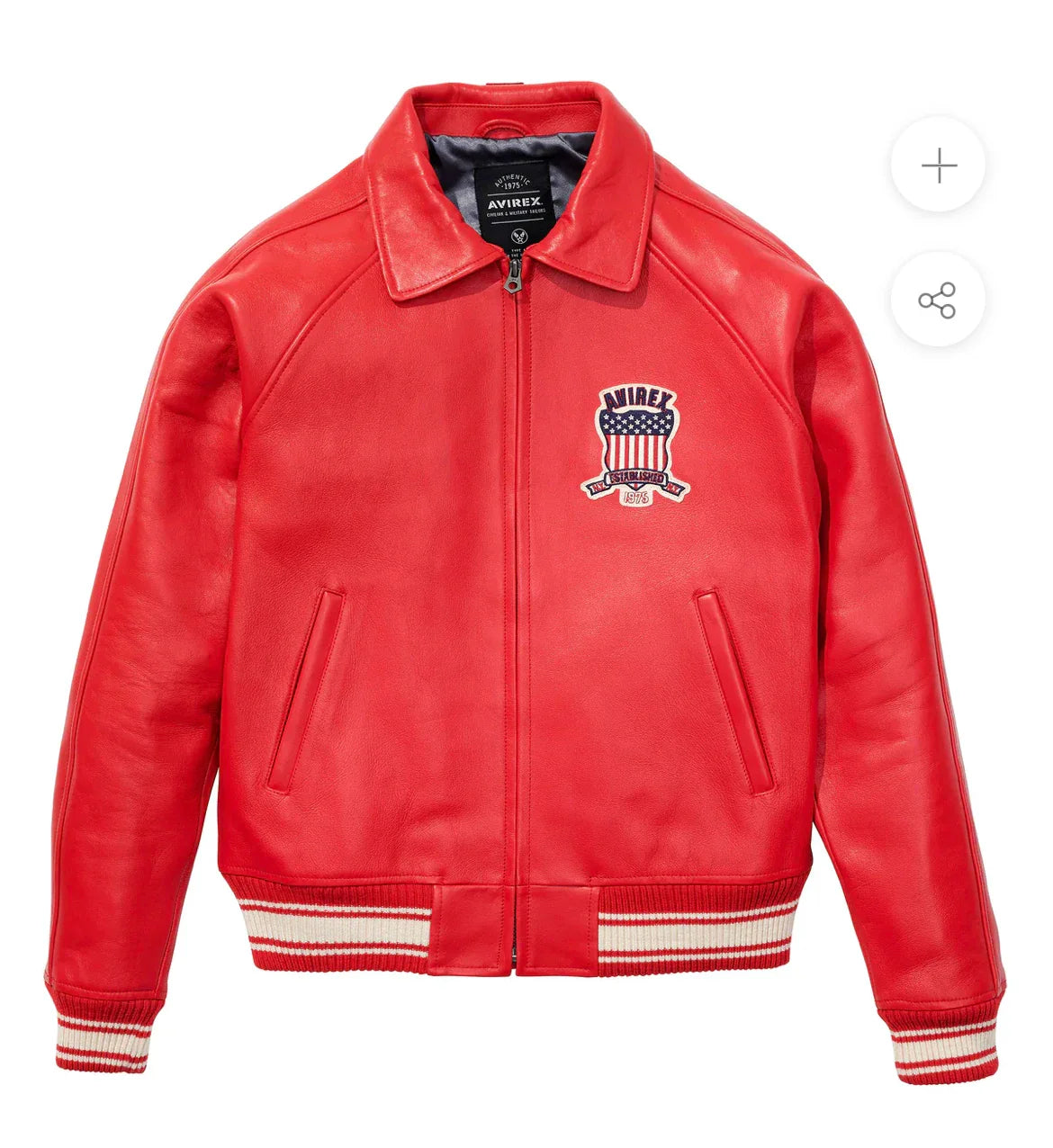 Fat plus size casual sports leather flight suit jacket men's European and American lapel sheepskin tops