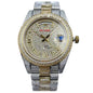 Customized Logo41mm Elegant Men's Sapphire Mirror and Diamond bezel Mechanical Watch