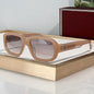 Fashion Anti-Ultraviolet Retro Plate Full Frame Unisex Sunglasses