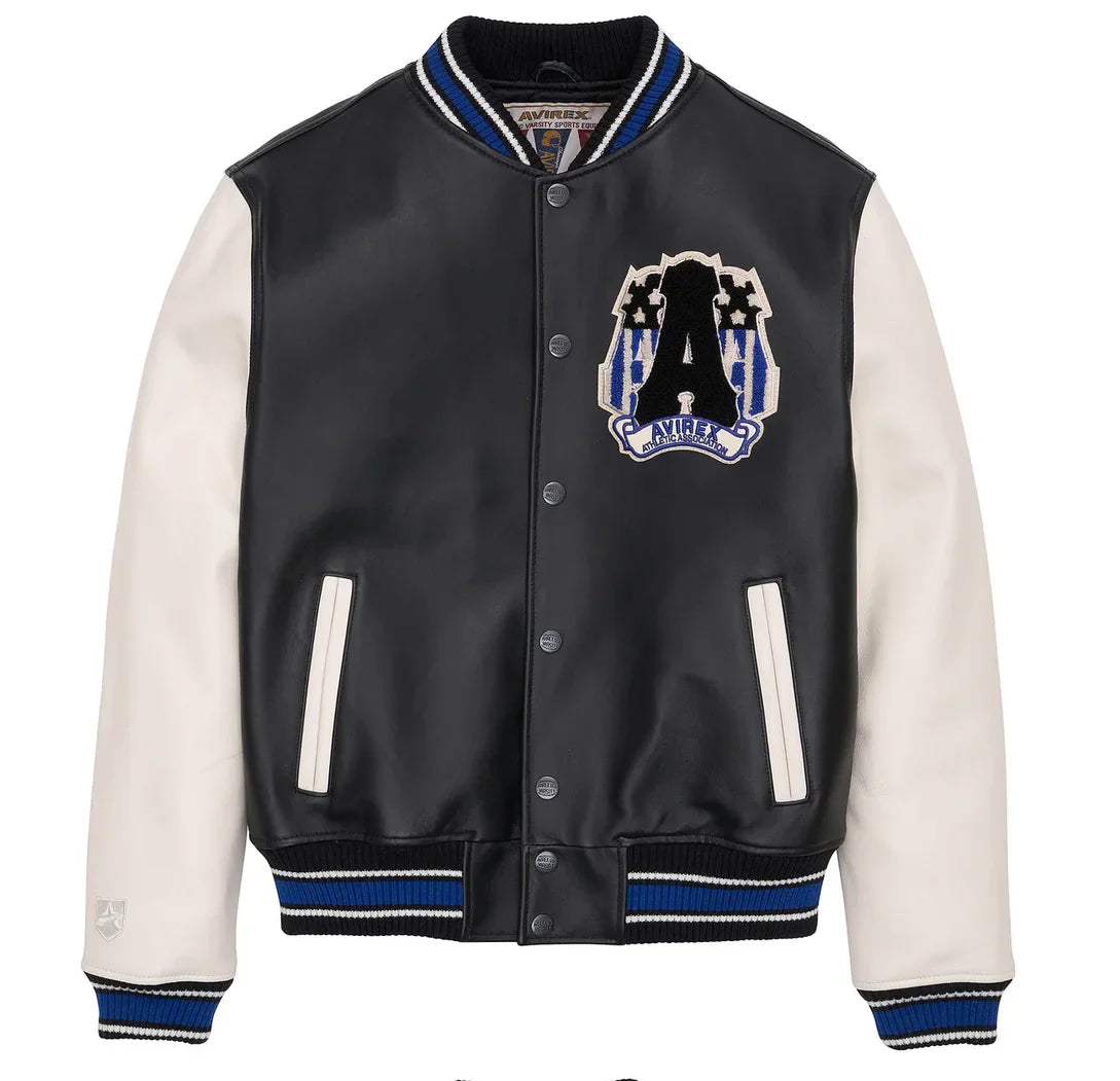 Fat plus size casual sports leather flight suit jacket men's European and American lapel sheepskin tops