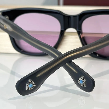 2025 Oval SANTA FE Unisex Luxury Thick Acetate Vintage Outdoor Retro Sunglasses