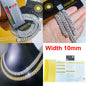 Diamond Hip Hop Jewelry VVS1 Stone Shiny 2row 3row Unisex 925 Sterling Silver Necklace Moissanite Chain