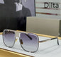 Dilta Mach Five Sqaure Pilot Titanium Fashion Women's Men's Sunglass