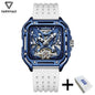 Mark Fairwhale Silicone Strap Waterproof Fashion Mechanical Men Watch
