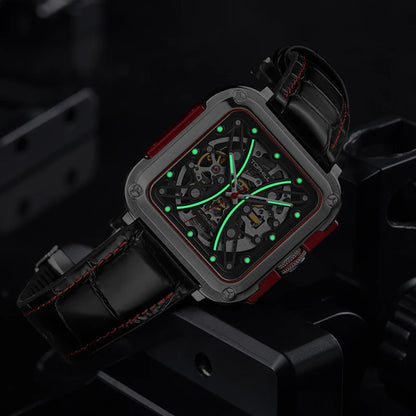 TOPHILL Hollow Men Mechanical Luminous Sapphire Waterproof TUT002 Wristwatch