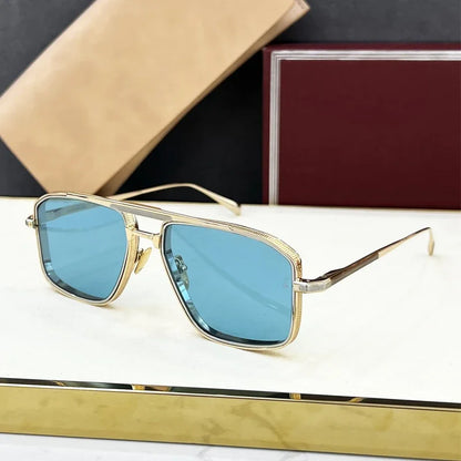 New JMM EARL Fashion Sunglasses Handmade Quality Rectangular Designer Brand Classic Alloy Glasses