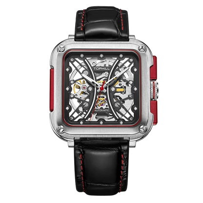TOPHILL Hollow Men Mechanical Luminous Sapphire Waterproof TUT002 Wristwatch