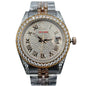 Customized Logo41mm Elegant Men's Sapphire Mirror and Diamond bezel Mechanical Watch