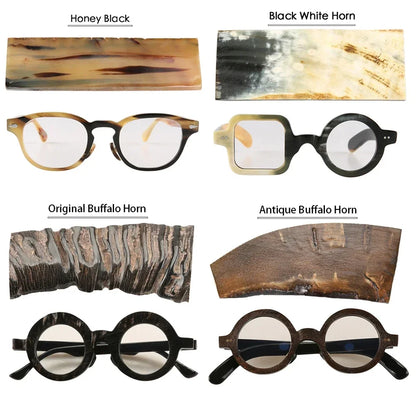 Custom Pilot Style Oval Round Cat Eye Shape Unique Handmade Unisex Glasses