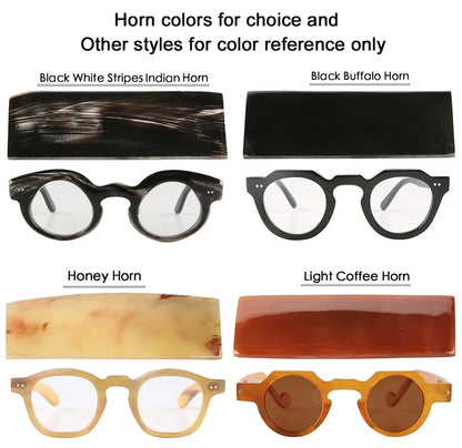 Custom Pilot Style Oval Round Cat Eye Shape Unique Handmade Unisex Glasses